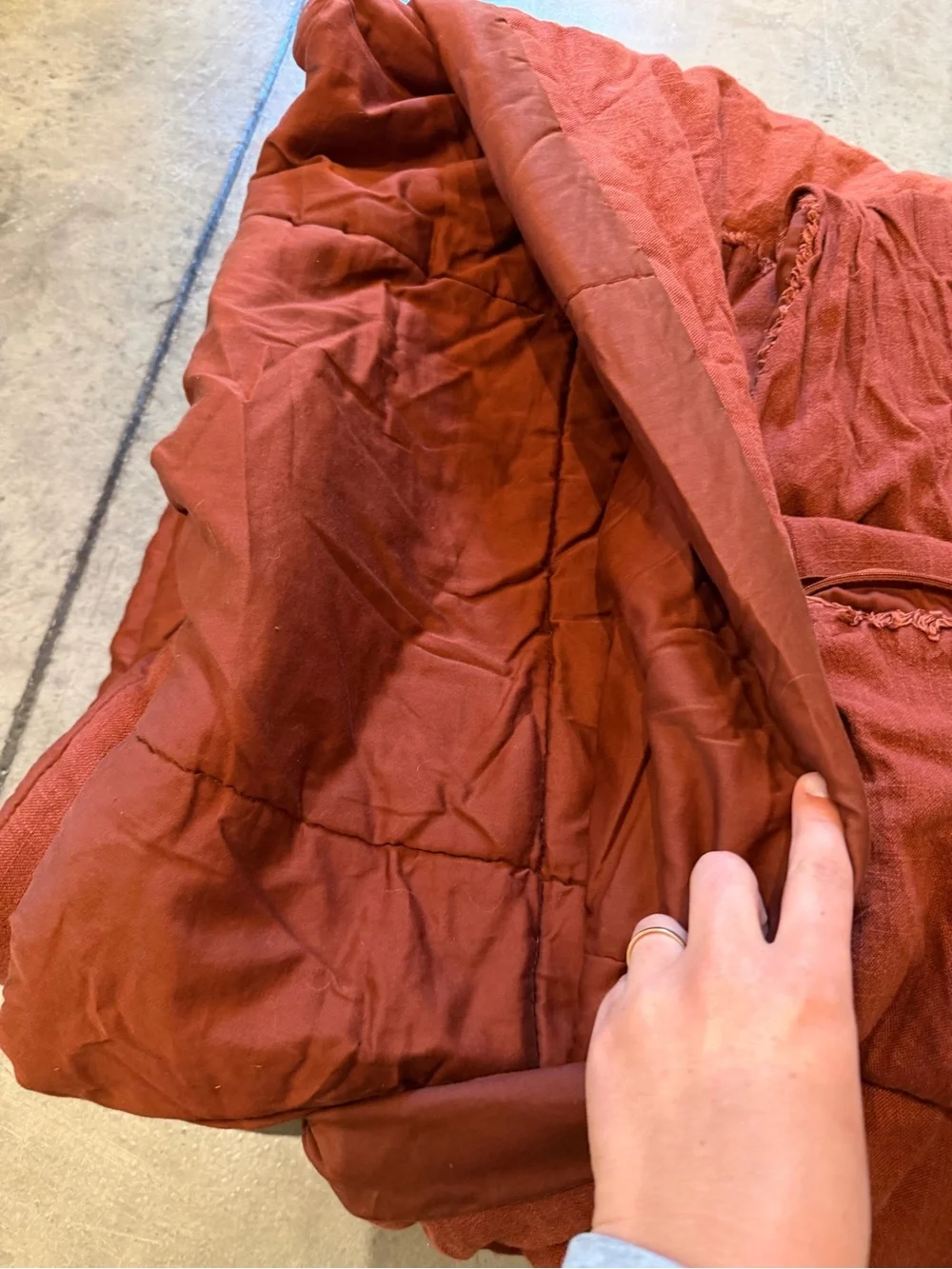 Casaluna linen blend comforter